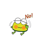 Mischievous Green Frog Animated（個別スタンプ：10）