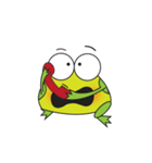 Mischievous Green Frog Animated（個別スタンプ：21）