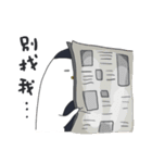 HAPPY FAT penguin Go to work（個別スタンプ：6）