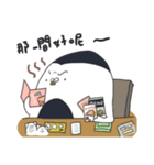 HAPPY FAT penguin Go to work（個別スタンプ：25）