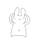 うさぎのくどうさん。（個別スタンプ：3）