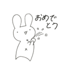 うさぎのくどうさん。（個別スタンプ：28）
