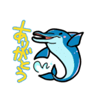 了解！スタンプ 海のいきもの（個別スタンプ：21）