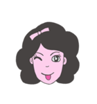 Girls and women（個別スタンプ：6）