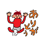 ほっぺたが赤い男の日常会話（個別スタンプ：12）