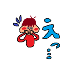 ほっぺたが赤い男の日常会話（個別スタンプ：14）