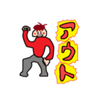 ほっぺたが赤い男の日常会話（個別スタンプ：36）