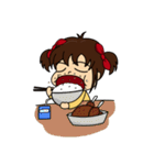Nene the girl（個別スタンプ：40）