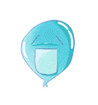 NuttyBalloon（個別スタンプ：6）