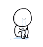白いまるいぬ（個別スタンプ：4）