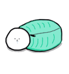白いまるいぬ（個別スタンプ：7）