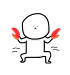 白いまるいぬ（個別スタンプ：9）