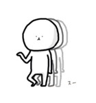 白いまるいぬ（個別スタンプ：12）