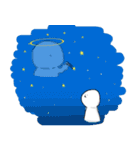 白いまるいぬ（個別スタンプ：13）
