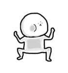 白いまるいぬ（個別スタンプ：16）