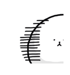 白いまるいぬ（個別スタンプ：22）