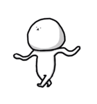 白いまるいぬ（個別スタンプ：25）