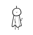 白いまるいぬ（個別スタンプ：30）