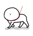 白いまるいぬ（個別スタンプ：31）