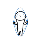 白いまるいぬ（個別スタンプ：32）