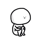 白いまるいぬ（個別スタンプ：39）