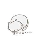 くたくたニャンコ（個別スタンプ：3）