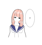 無表情なあの子（個別スタンプ：6）