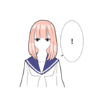 無表情なあの子（個別スタンプ：7）