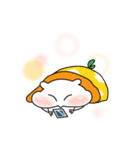 ほやほやハムスター餅（個別スタンプ：3）