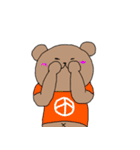 various shirt bears（個別スタンプ：18）
