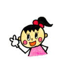 おちゃめな女の子（個別スタンプ：14）