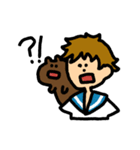 ネコと男の子スタンプ（個別スタンプ：27）