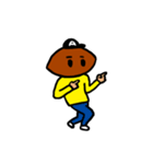 Go Go アーモンドくん（個別スタンプ：7）
