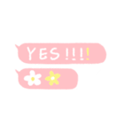 Yo and Flower（個別スタンプ：21）