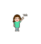 Pixel Sticker ver.1 (Her Life Worldwide)（個別スタンプ：1）