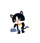 黒猫動く~（個別スタンプ：4）