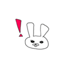 まつげうさぎ（個別スタンプ：7）