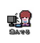 RPGなりきりドット絵★男主人公（個別スタンプ：20）