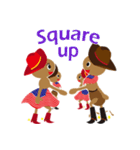 Ant squares(square dance)（個別スタンプ：1）