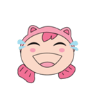 Pinkky LittleFish（個別スタンプ：3）