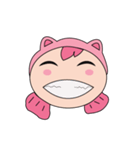 Pinkky LittleFish（個別スタンプ：10）