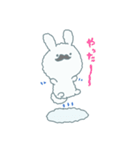 ひげくもうさぎ（個別スタンプ：2）