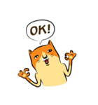 NaaDed-Orange cat (English)（個別スタンプ：8）