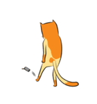 NaaDed-Orange cat (English)（個別スタンプ：10）