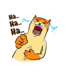 NaaDed-Orange cat (English)（個別スタンプ：14）