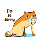 NaaDed-Orange cat (English)（個別スタンプ：15）