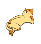NaaDed-Orange cat (English)（個別スタンプ：23）