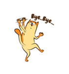 NaaDed-Orange cat (English)（個別スタンプ：24）