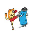 NaaDed-Orange cat (English)（個別スタンプ：32）