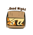 NaaDed-Orange cat (English)（個別スタンプ：35）